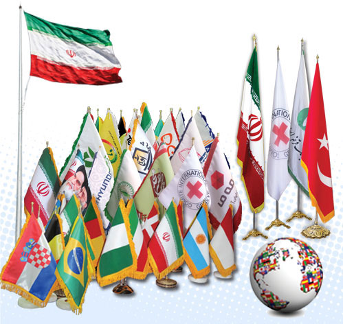چاپ و تولید پرچم رومیزی و تشریفات  77646008-021